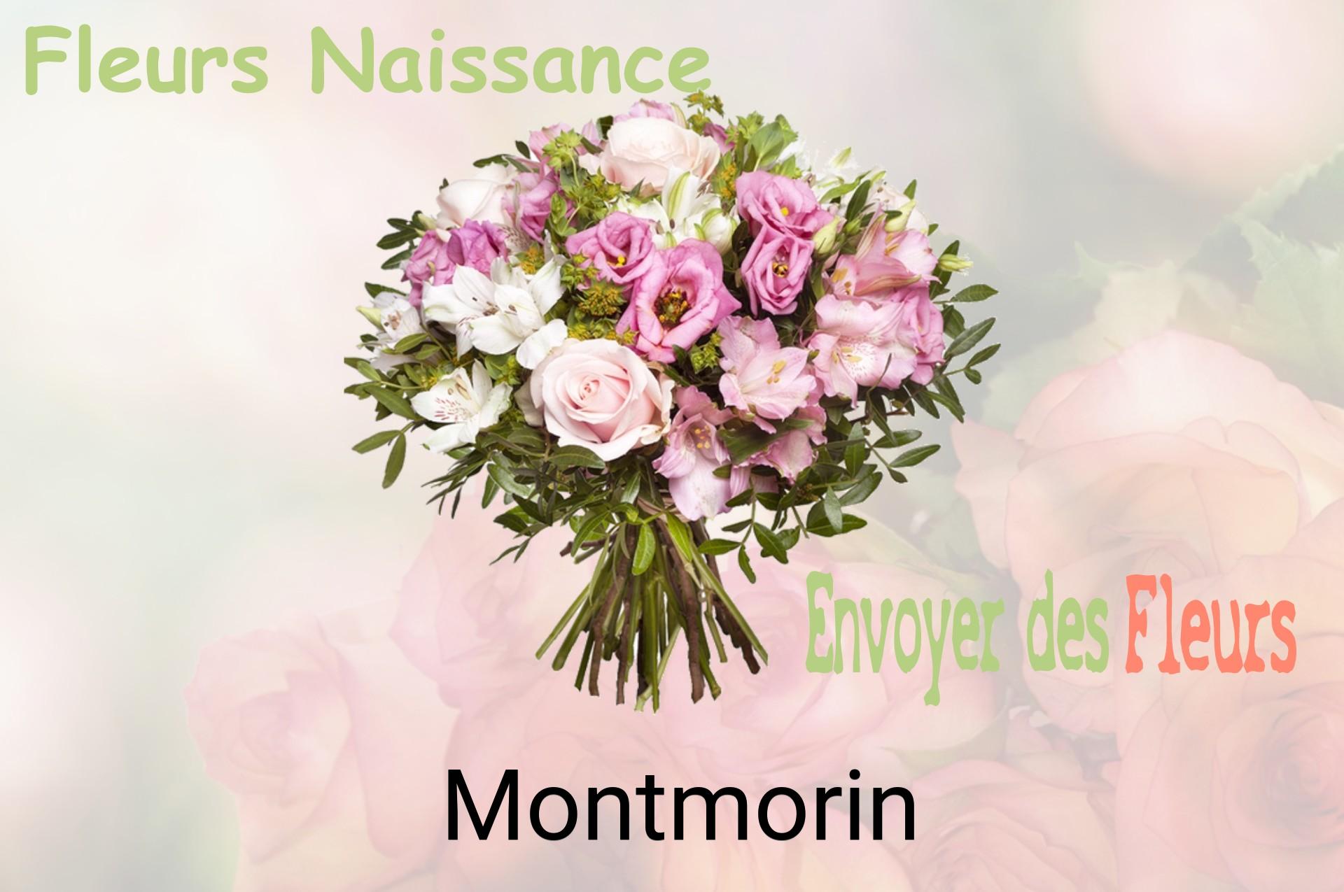 Bouquet de fleurs de naissance livré à Montmorin